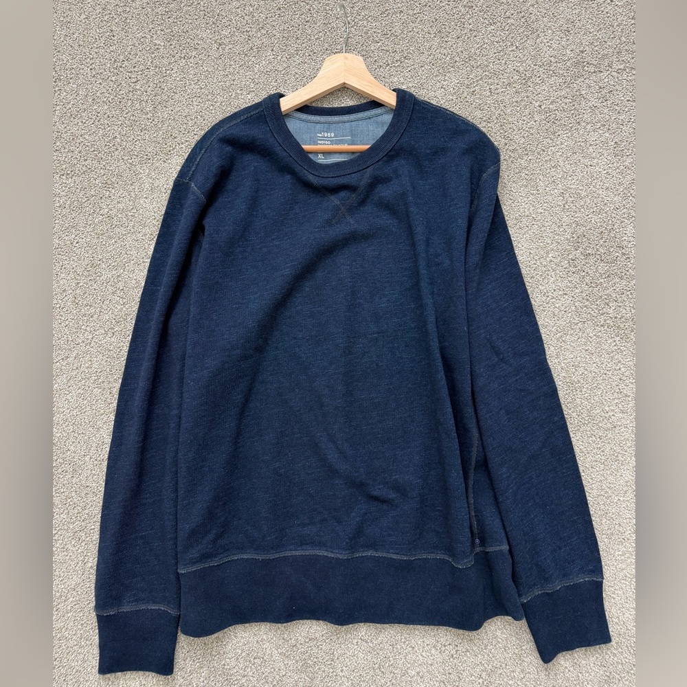 SALE🌿Gap 1969 Premium Indigo Crewneck Sweatshirt